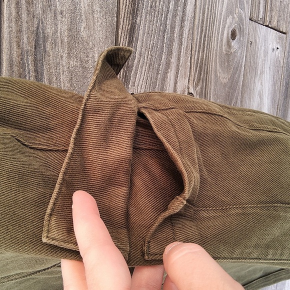PacSun Los Angeles army green cargo pocket pants size 24 - Picture 5 of 12